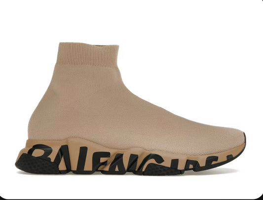 (Beige ) (side logo ) BELISIANGA shoe