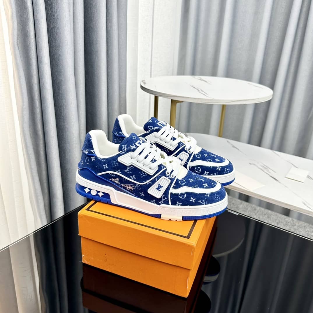 (Blue/White-trainers